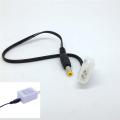 new PC 4PIN Molex 5.5mm x 2.1mm DC Power cable cord adapter 12V/2A for RGB control box LED. 