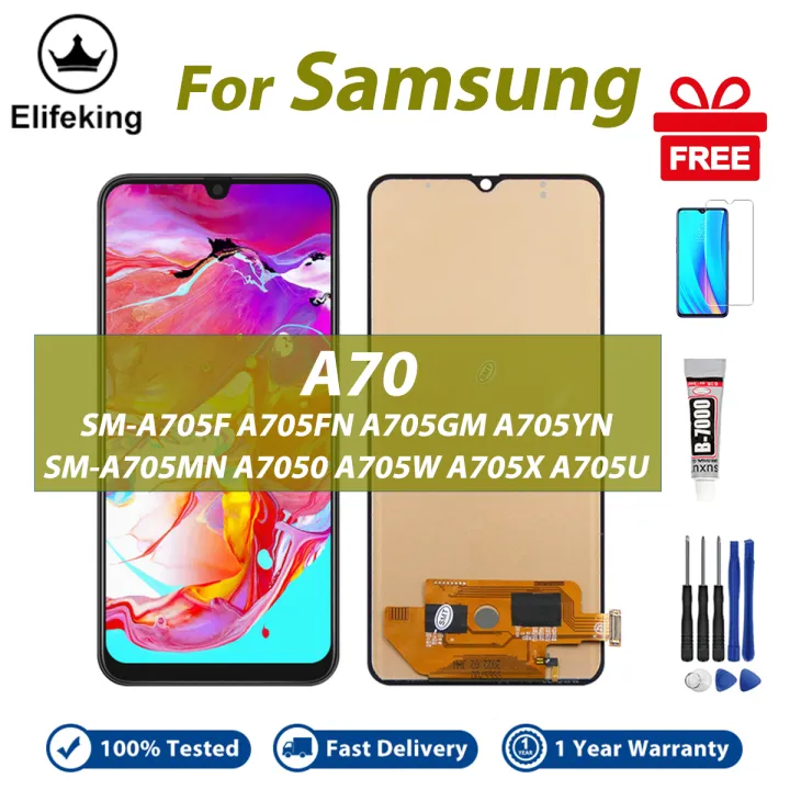 LCD%20No%20Frame%20For%20Samsung%20Galaxy%20A70%20SM-A705F%20A705GM%20Display%20Touch%20Screen%20Digitizer%20Assembly%20Replacement%20Parts%20-%20Image%202