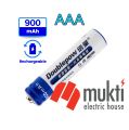 Doublepow Rechargeable AAA 900mAh NiMH Remote Battery Triple A. 