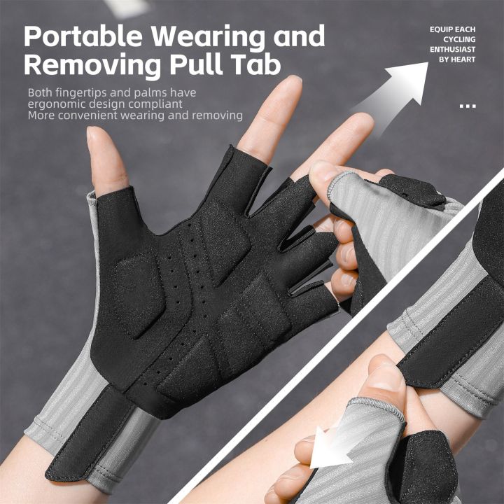 WEST%20BIKING%20Bike%20Riding%20Gloves%20Half%20Finger%20Gloves%20Ultralight%20Summer%20Breathable%20Bike%20Racing%20Gloves%20AntiSlip%20Shock-Absorbing%20Cooling%20Sport%20Gloves%20-%20Image%204