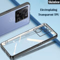 Phone case For Xiaomi 13T Back cover Transparent Clear Plating Electroplate Shining Clear Soft Cover For Xiaomi 13T Pro Cover cases.