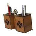 Wooden Pen or Spoon holder- ICPH-006. 