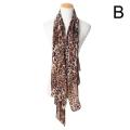 【Limited Quantity】 Women Stole Soft Leopard Print Scarf Vintage Chiffon Wrap Harajuku Scarves Shawl Thin Summer Spring Casual Elegant. 