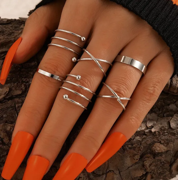 Trendy%20Fashionable%20Rings%20for%20Girls%20Simple%20Stylish%20-%20Finger%20Rings%20Set%20for%20Women%20New%20Collection%20-%20Rings%20for%20Girls/%20Ladies%20Female%20Ornament%20Jewelry%20Couple%20Rings%20Set%20-%20Image%207