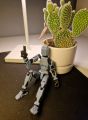 Articulated 3D Printed Dummy Figure | Fully Poseable Robot Mannequin | Desk Toy, Stop Motion Figure, Drawing Reference Model | Mechanical Human Action Figure for Artists, Creators & Collectors. 