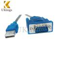 USB to RS232 Serial Port 9 PIN DB9 Cable Serial Com Port Adapter Converter Blue.