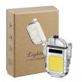 RADIUM Mini Waterproof Electronic Arc Plasma Lighter with Flashlight K33- Radium.