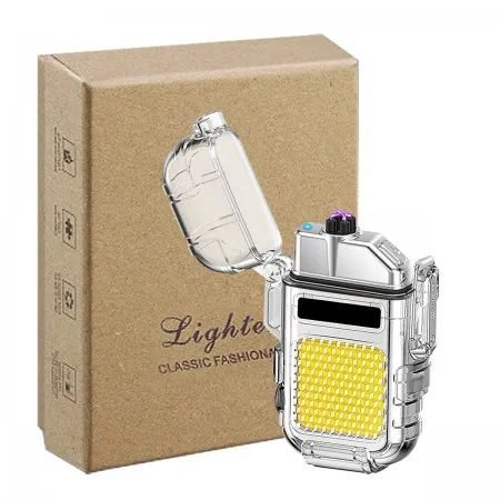 RADIUM%20Mini%20Waterproof%20Electronic%20Arc%20Plasma%20Lighter%20with%20Flashlight%20K33-%20Radium%20-%20Image%202