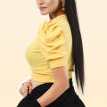 half sleeve ghoti hata crop top blouse for fashionable girls. 