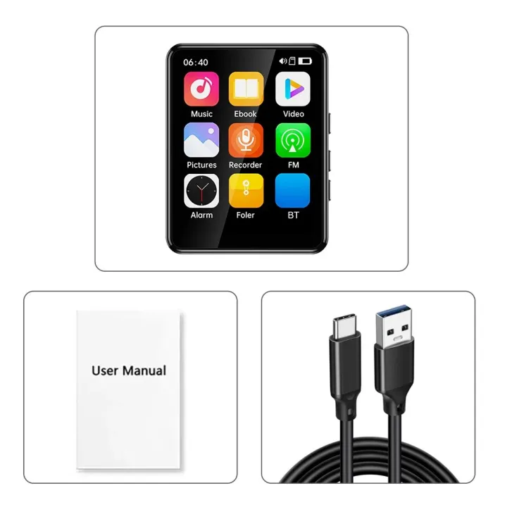 Portable%20MP3%20Player%202.4Inch%20HD%20Full%20Touch%20Screen%20MP3%20Music%20Player%20With%2016/32/64GB%20Card%20Bluetooth-Compatible5.3%20MP3%20Video%20Players%20-%20Image%203