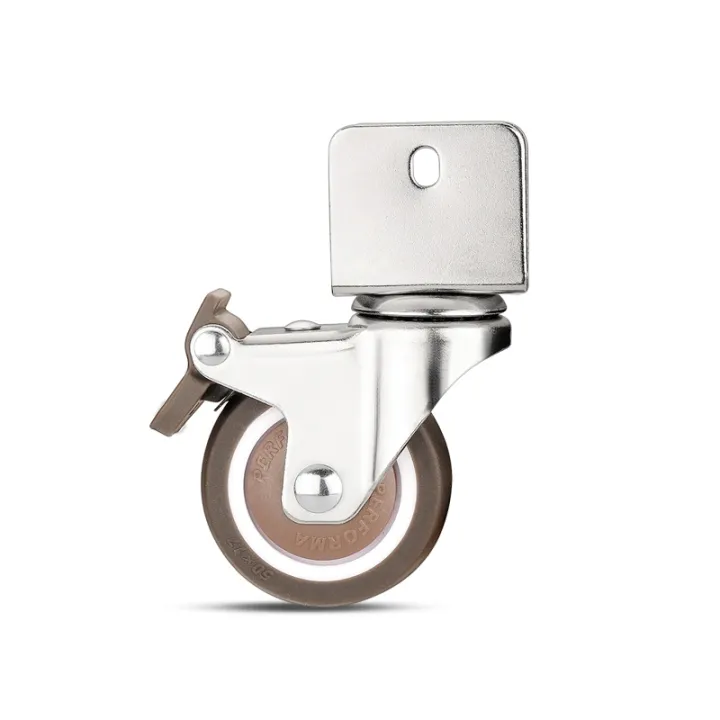 1.5%E2%80%9D%20Furniture%20Crib%20Casters%20Cabinet%20Clamp%20with%20Brake%20Wheels%20Soft%20Rubber%20Swivel%20Caster%20Furniture%20Hardware%20Fittings%20Pack%20of%204%20-%20Image%202