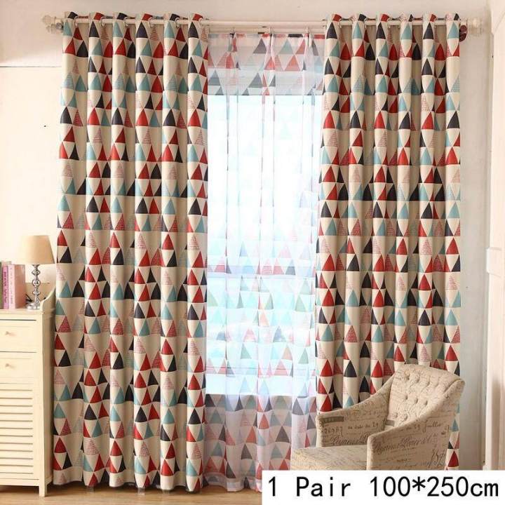 2pcs%20100*250cm%20Curtain%20Screens%20Triangle%20Venue%20Layout%20Bedroom%20Balcony%20Children's%20Room%20Cut%20Yarn%20-%20Image%202