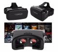 VR Box 3D Headset + Virtual Bluetooth Controller - Black & White. 
