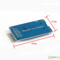 MICRO SD TF Card Module 6Pin Micro SD Card & SDHC High Speed Card Mini Micro SD Card Module TF Card Reader Module Adapters SPI Interfaces With Level Converter Chip For Arduino.