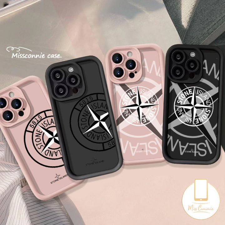 Trendy Brand Stone Island Label Soft Phone Case Compatible for
