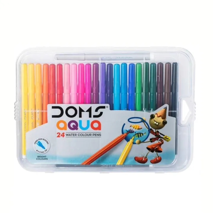 Doms%20Aqua%20Water%20Colour%20Pens%2024%20Sheads%20-%20Image%202
