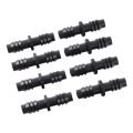 Straight Barbed 8 mm or 9mm Connector (5-Pcs) Used to Connect 8/11 mm or 9/12mm Plastic Hose Pipe Connector for Drip Irrigation System Pipe Fittings Adapter Hose.. 