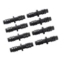 Straight Barbed 8 mm or 9mm Connector (5-Pcs) Used to Connect 8/11 mm or 9/12mm Plastic Hose Pipe Connector for Drip Irrigation System Pipe Fittings Adapter Hose.. 