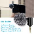 PULUZ 3.5mm Jack Phone Single Directional Adjustable Microphone(Black). 