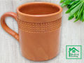 Clay mug pottery mug, tea and coffee mug. Clay mug pottery mug handmade. Clay mug 1 piece's mug. Organic Brown color. 