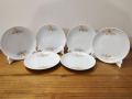 6 Pcs Porcelain Snack Plate Set, Ceramic Sauce Plate , Cake Plate Or Salad Plate Set..