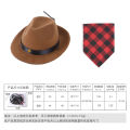 Factory wholesale new pet hat dog dog cowboy hat triangle scarf set head cover cat funny pet hair accessories. 