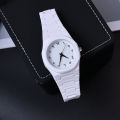 Aura watch 2025 New Arabic Aura Men Watch White Modern Design. 