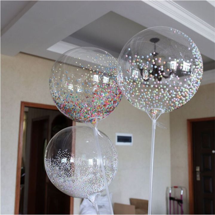 One Giant Transparent Colorful Bubble Birthday Party Wedding Decoration Anniversary BoBo Balloon