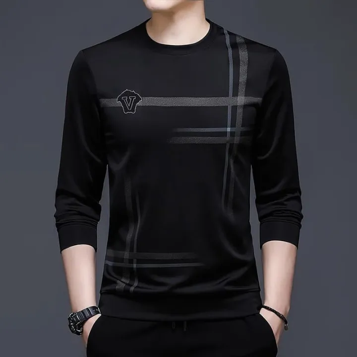 Trendsetter%20-Upscale%20Living%20-Black%20Polyester%20%20Full%20Sleeve%20T%20Shirt%20For%20Men-%20Inventive%20Choice%20Qualityful%20-%20Easy%20To%20care%20and%20Longive%20-%20Image%206