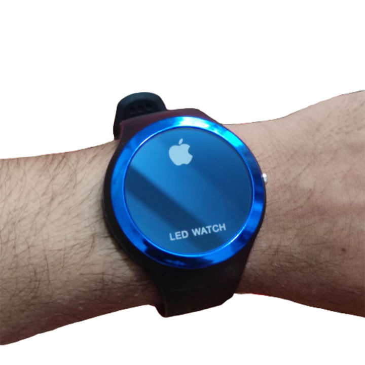 Round LED Digital Sports Watch, LED Fashionable Watch, Waterproof LED Time And Date Function, Wrist Watch For Men - Watch For Men - Watch For Men