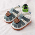 Summer New Whistle Boys' Sandals 0-1-2 Year Old Cow Muscle Sole Children's Calling Female Baby Shoes 2792. 