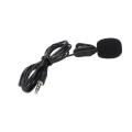 Lavalier Lapel Microphone Clip-on Omnidirectional Condenser Mic iphone/android. 