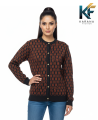 Fashionable premium quality free size short cardigan Button-Down Knit Sweater For ladies. 
