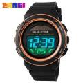 SKMEI Sports Fashion Solar Power Outdoor Digital Chrono 50M Water Resistant Watch For Men 1096.