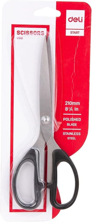 Deli E6010 Scissors For School, Office, and Home Use Size - 210 mm