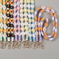 Sweet Woven Cotton Rope Cellphone Lanyard Long Style Hangneck Mobile Phone Chain For Women Girls Phone Case Clip Chain Jewelry. 