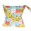 40 Cartoon Printed Pattern Baby Single Zipper Diaper Bag Buggy bag Suitable for Overseas E-Commerce.