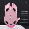 Bluetooth Wireless Cute Girl pink Mouse Silent Rechargeable Gaming Ergonomic blutooth Mice Quiet Mechanical USB Optical For Laptop PC Desktop Game Gamer Mobile Phone Computer Accessories. 