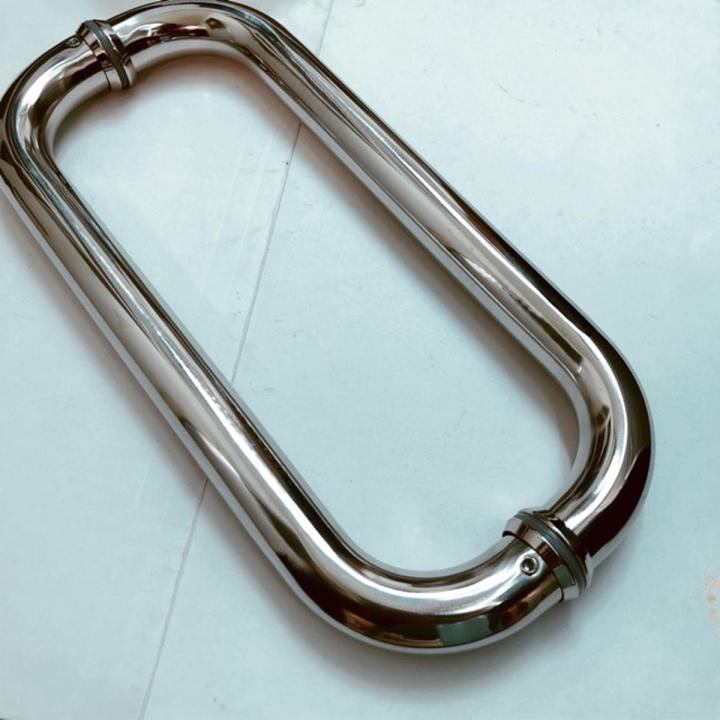 4 pcs 12'' inch Glass door handle stainless steel