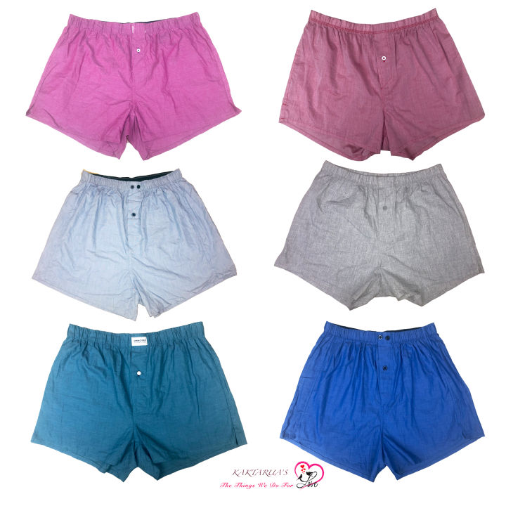 SOFT & BREATHABLE Solid Color Full Cotton Boxer/Brief/Underwear For Men- 1 Piece