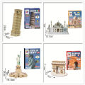 40 Style World Famous Architecture Building 3D Puzzle Model Construction 3D Jigsaw Puzzle Toys For Kids Christmas Gift MuXiaRe.