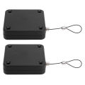 Punch‑Free Automatic Door Closer 2Pcs Sensor Portable Small for Home Office Doors Off.
