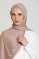 Ramadan Jersey Cotton Hijab Scarf for Muslim Women - 60x170cm Stretchy Shawl.