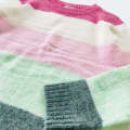 Girls Premium Soft Knit Striped Pullover Sweater From Levin. 