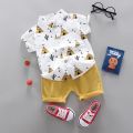 Fashion Baby Boy's Suit Summer Casual Clothes Set Top Shorts 2PCS Baby Clothing Set for Boys Infant Suits Kids Clothes. 