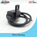 Domino Mini Driving Light Switch Mirror Mount 3 Way Hazard Fog On Off Right/Left. 