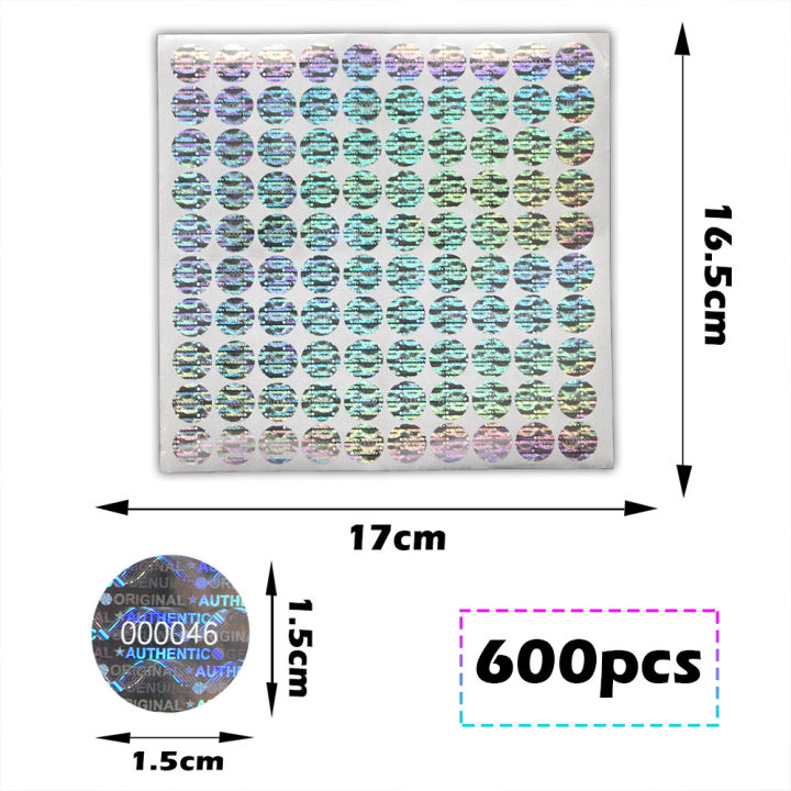Silver%20Circular%20holographic%20sticker%20warranty%20void%20seals%20Adhesive%20labels%20with%20serial%20number%20High%20security%20laser%20stickers%201.5cm%20-%20Image%207
