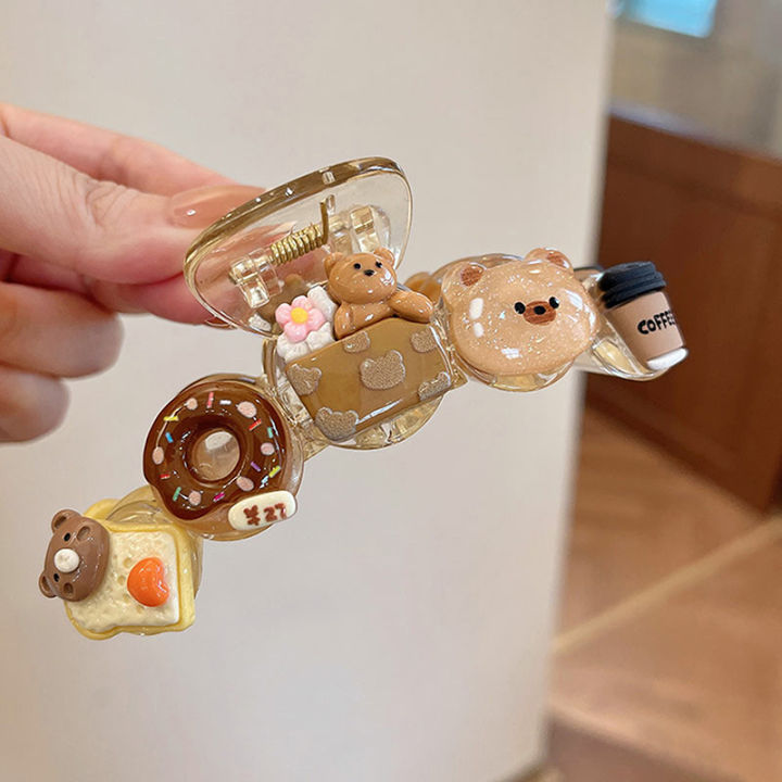 Cute%20Cartoon%20Biscuits%20Hair%20Claw%20For%20Women%20Girls%20Creative%20Headwear%20Lovely%20Bear%20Shark%20Clips%20Fashion%20Hairpin%20Funny%20Hair%20Accessories%20Conbo%20-%20Image%206