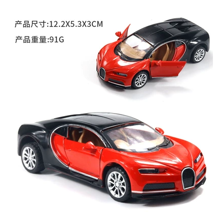 Bugatti%20Red/Black/Blue%201:36%20Toy%20Car%20Metal%20Alloy%20Car%20Diecasts%20Toy%20Vehicles%20Car%20Model%20-%20Image%202