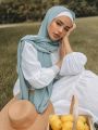 Premium Chiffon Hijab Scarf For Women Turban For Veil Scarves Muslim Hijabs For Woman Shawls For Veils Hijab Accessoires Ramadan. 